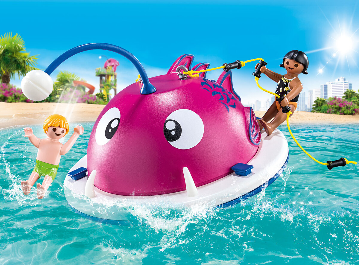 PLAYMOBIL 70613 Kletter-Schwimminsel Sommer, Wasser, Person, Schwimmbad