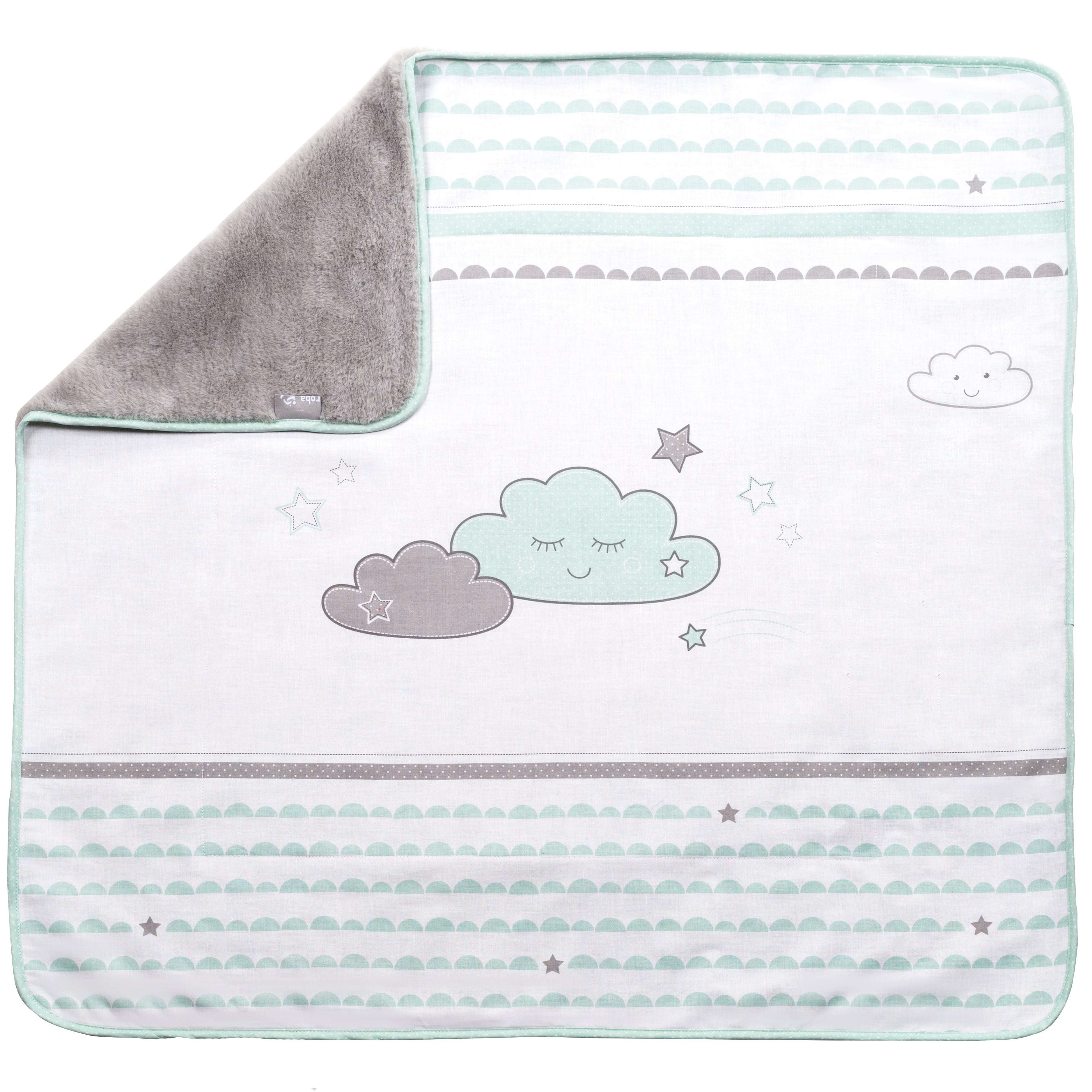 Roba 306100S199 Kuscheldecke Happy Cloud mint – Heim Textilien - Bild 2 Roba 306100S199 Kuscheldecke Happy Cloud mint – Heim Textilien - Produktbild 2