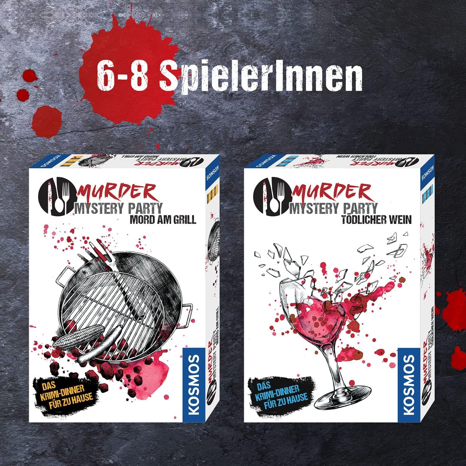Kosmos Das Krimi Dinner Tödlicher Wein - Spannender Mordfall Für 6–8 Personen 695125 Werbung, Plakat