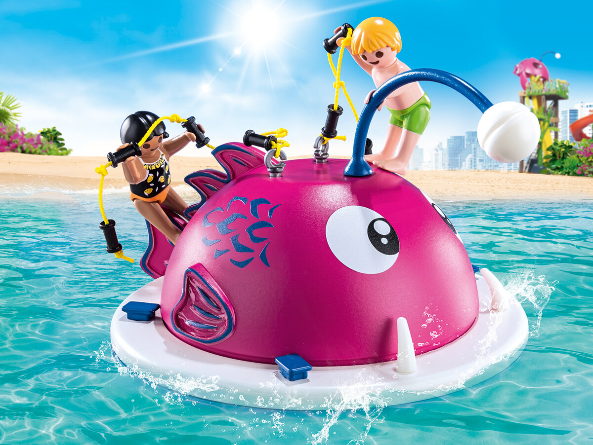 PLAYMOBIL 70613 Kletter-Schwimminsel Wasser, Person, Draußen, Natur, Sommer