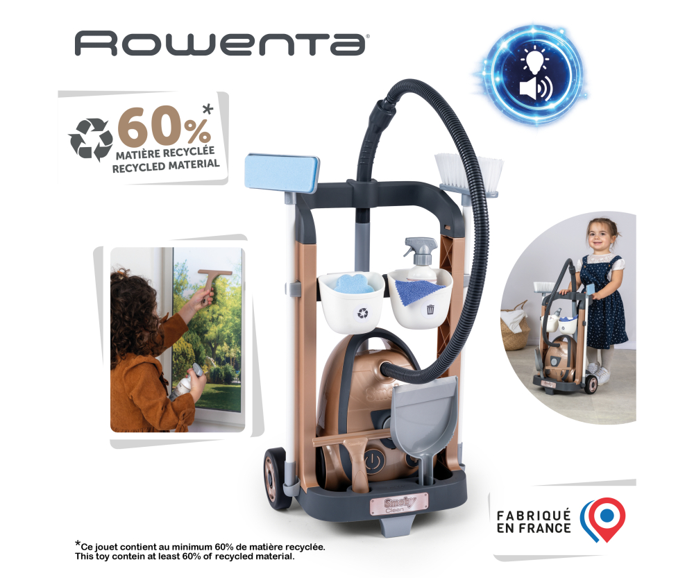Smoby Smoby Rowenta Reinigungstrolley Smoby Smoby Rowenta Reinigungstrolley