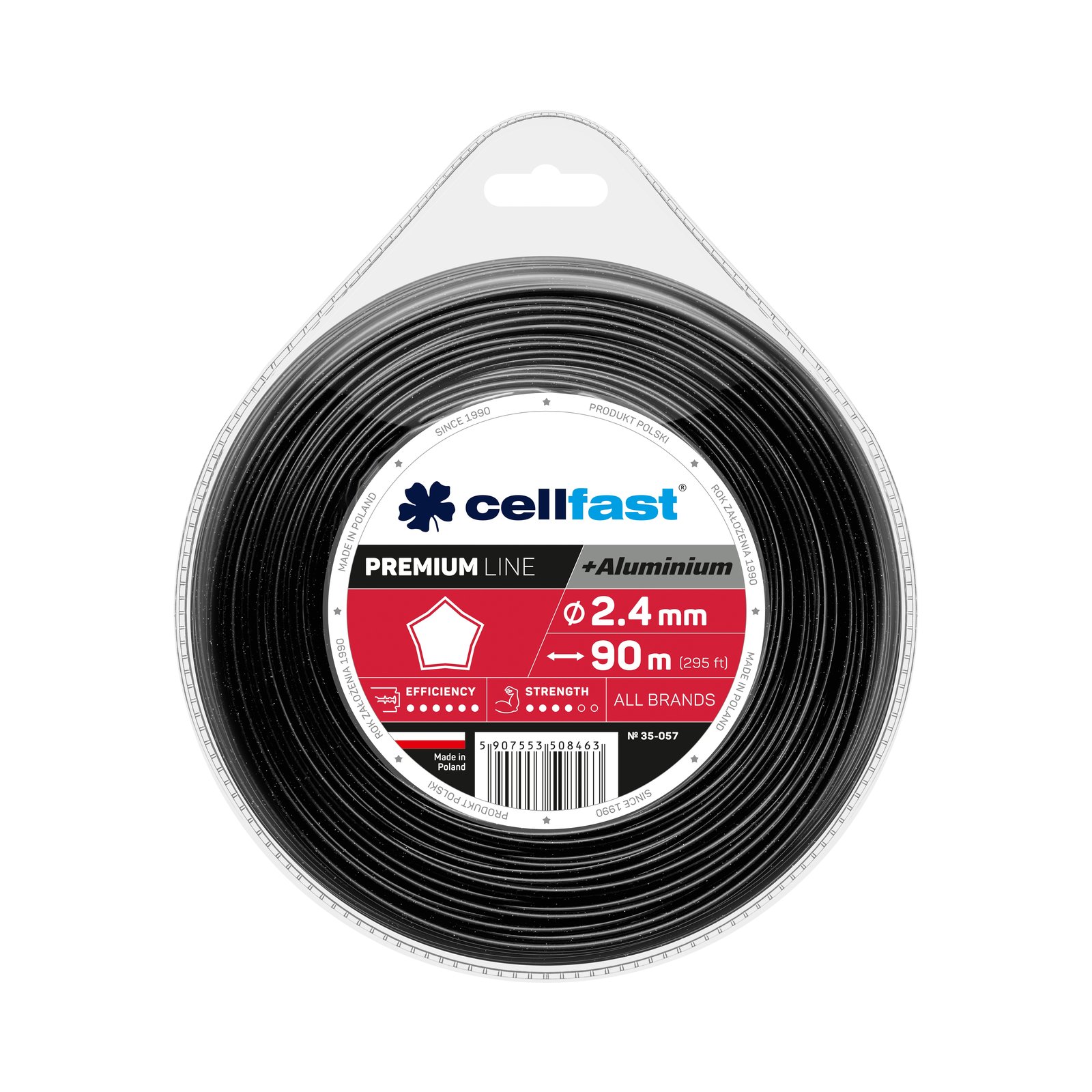 Cellfast PREMIUM Mähfäden 2,4 mm x 90 m Stern