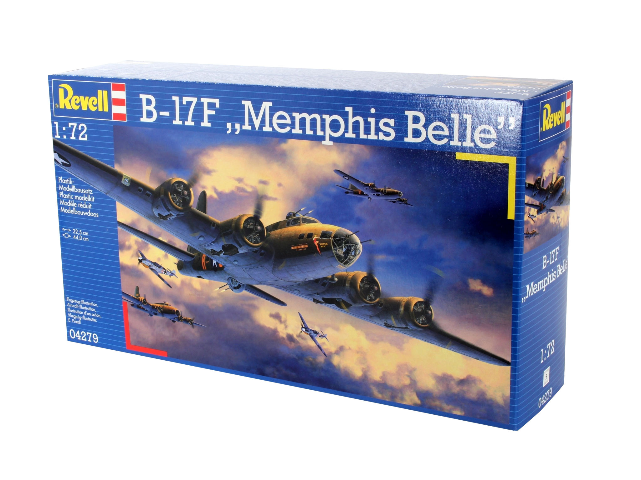 Revell 04279 B-17F "Memphis Belle" Modellbausatz Flugzeug, Fahrzeug, Bomber, Kampfflugzeug