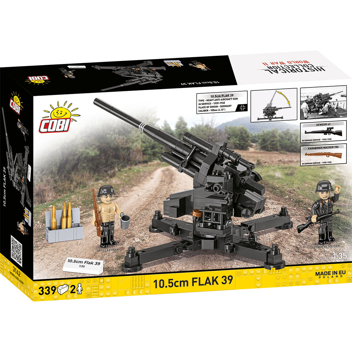 COBI 3142 - 10, 5 CM FLAK 39 - Bild 2 COBI 3142 - 10, 5 CM FLAK 39 - Bild 2