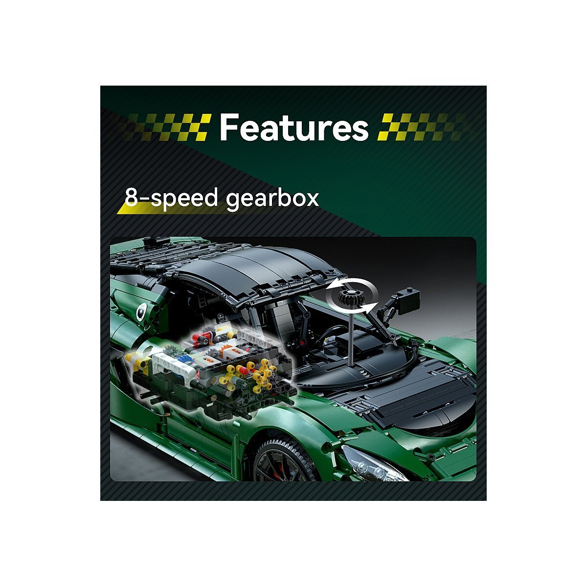 JAMARA CaDA Lotus Exige Cup 430 1:8 grün Bricks ab 14 Jahren