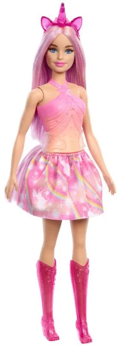 Barbie® Einhorn Puppe - Bunte Fantasiehaare, Farbverlauf-Outfit & Magische Accessoires, HRR13 Barbie® Einhorn Puppe - Bunte Fantasiehaare, Farbverlauf-Outfit & Magische Accessoires, HRR13