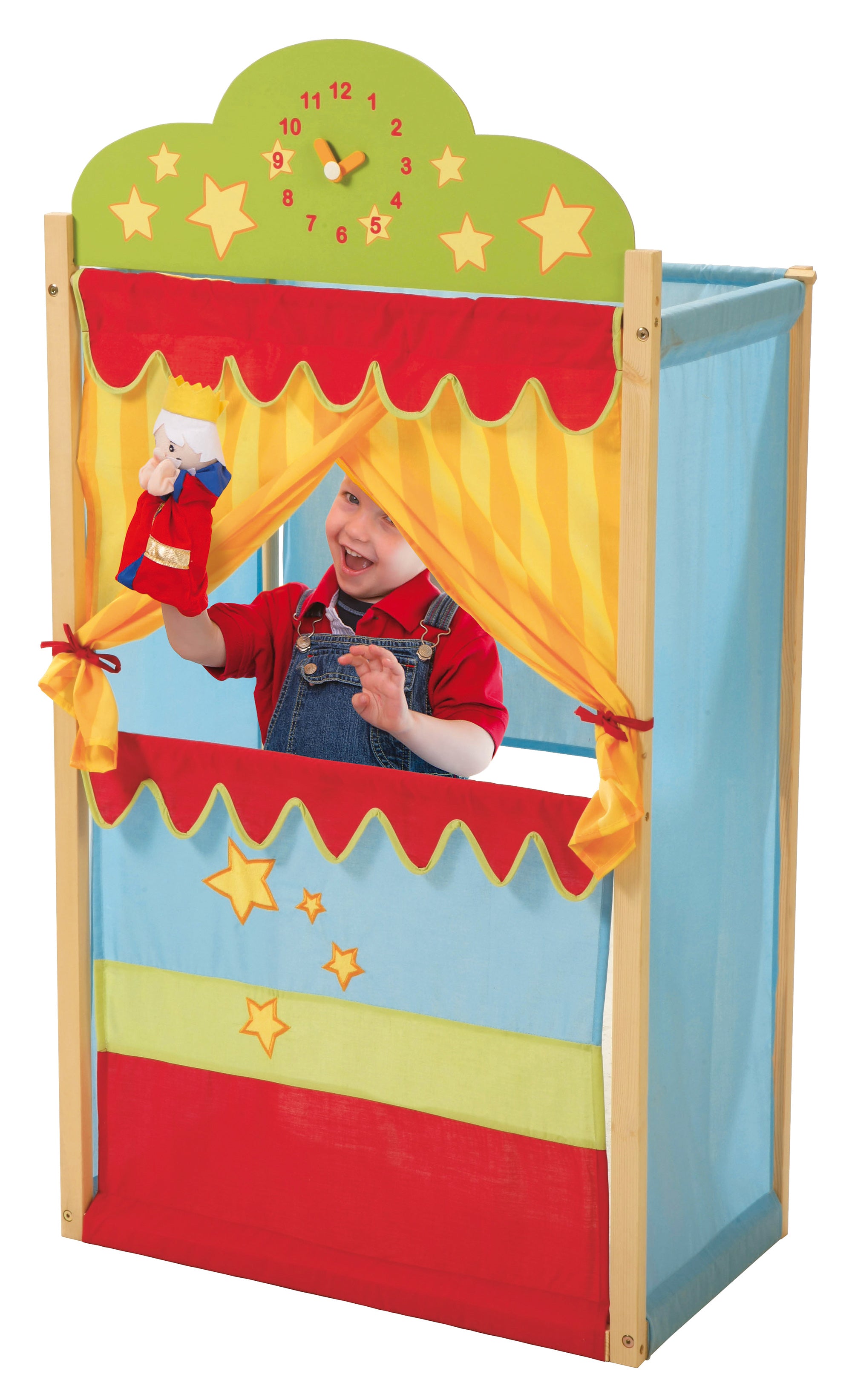 Roba 7102 Kaspertheater mit Holzgestell bunt – Rollenspiel - Bild 2 Roba 7102 Kaspertheater mit Holzgestell bunt – Rollenspiel - Produktbild 2