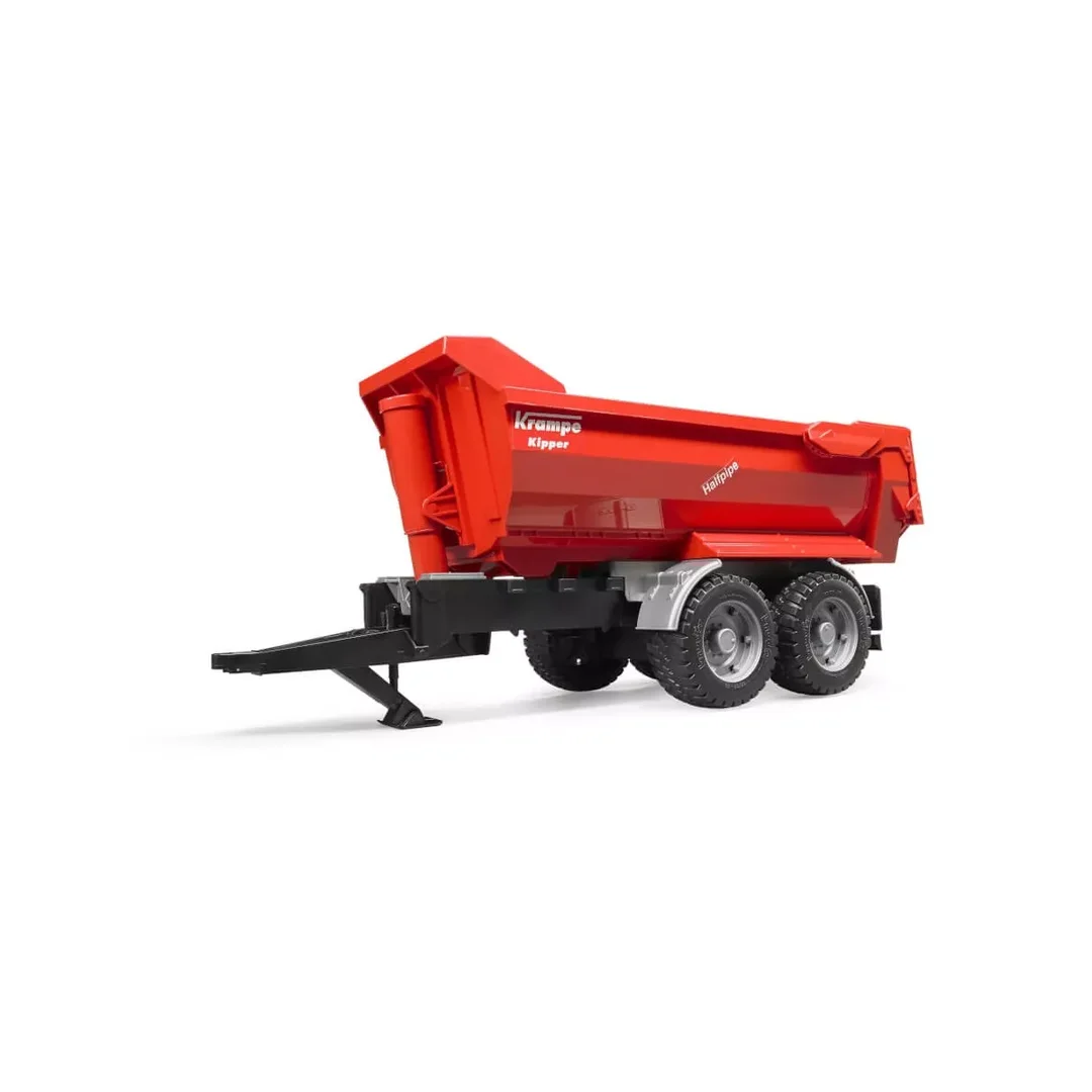 Bruder 02225 Krampe Tandem-Halfpipe-Kippanhänger Bruder, 02225, Krampe, Tandem-Halfpipe-Kippanhänger