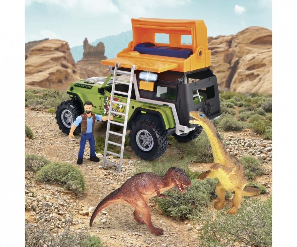 Dinosaurier, Boden, Draußen, Person, Natur