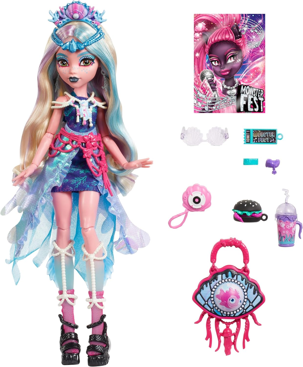 Monster, High, Monster, Fest, Lagoona, Doll, HXH82, Puppe, Spielzeug, Figur, Barbie, Person