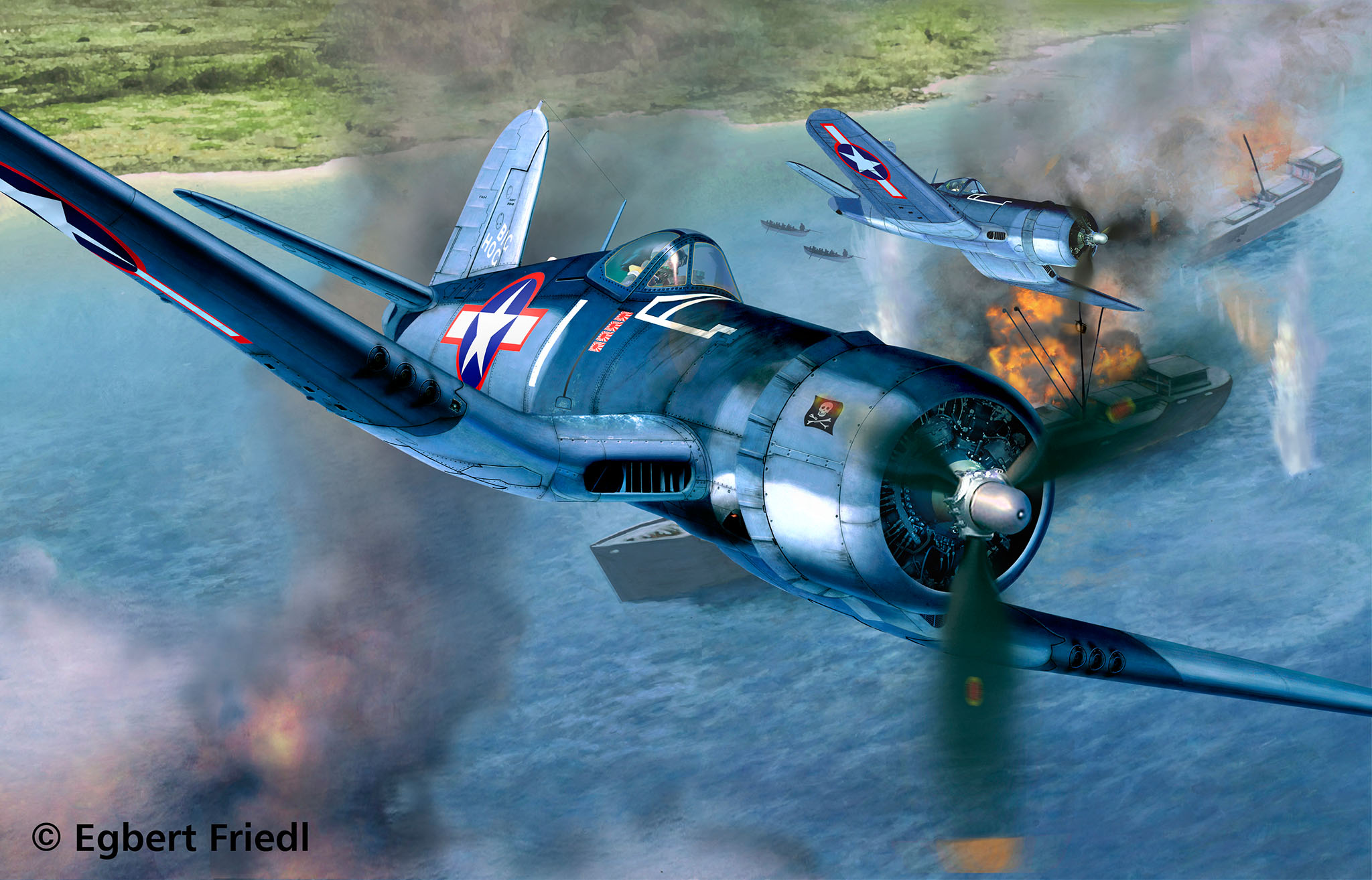 Revell 04781 Vought F4U-1D Corsair Modellbausatz Flugzeug, Kampfflugzeug, Bomber, Jet