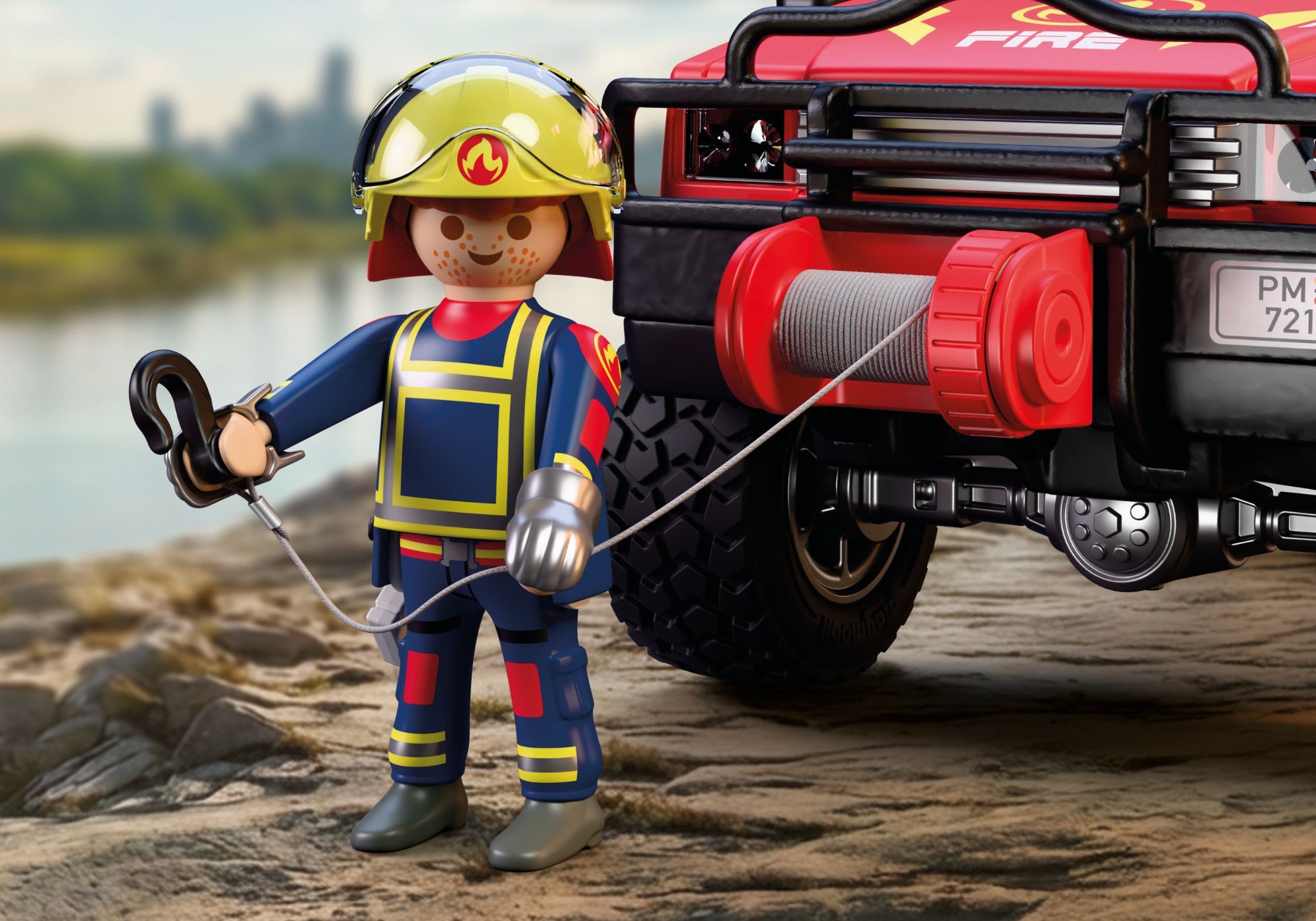PLAYMOBIL City Action Feuerwehr-Pickup 72194 PLAYMOBIL City Action Feuerwehr-Pickup 72194