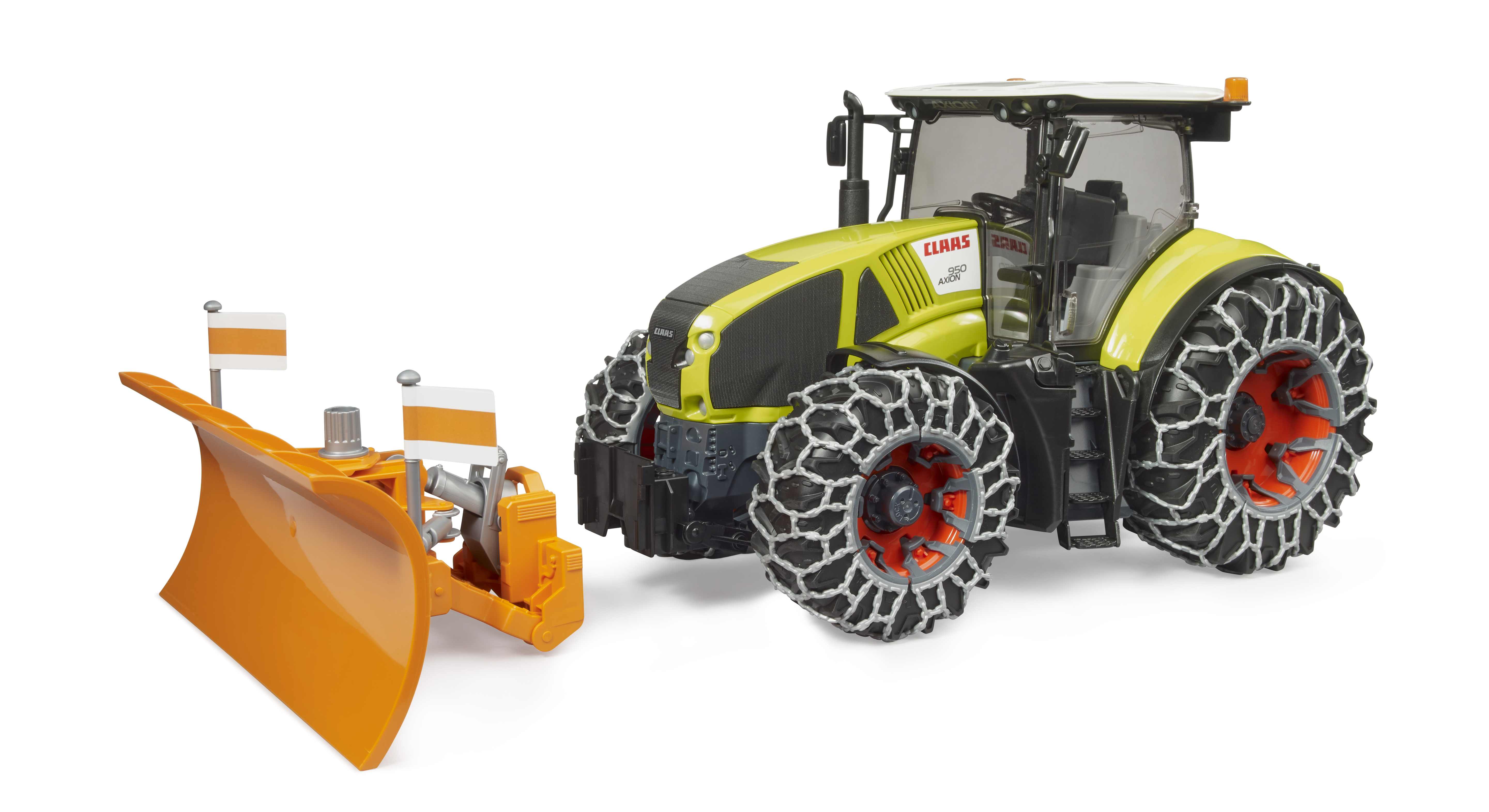 BRUDER 03018 - Claas Axion 950 mit Schneeketten und Räumschild - Bild 4 BRUDER 03018 - Claas Axion 950 mit Schneeketten und Räumschild - Bild 4