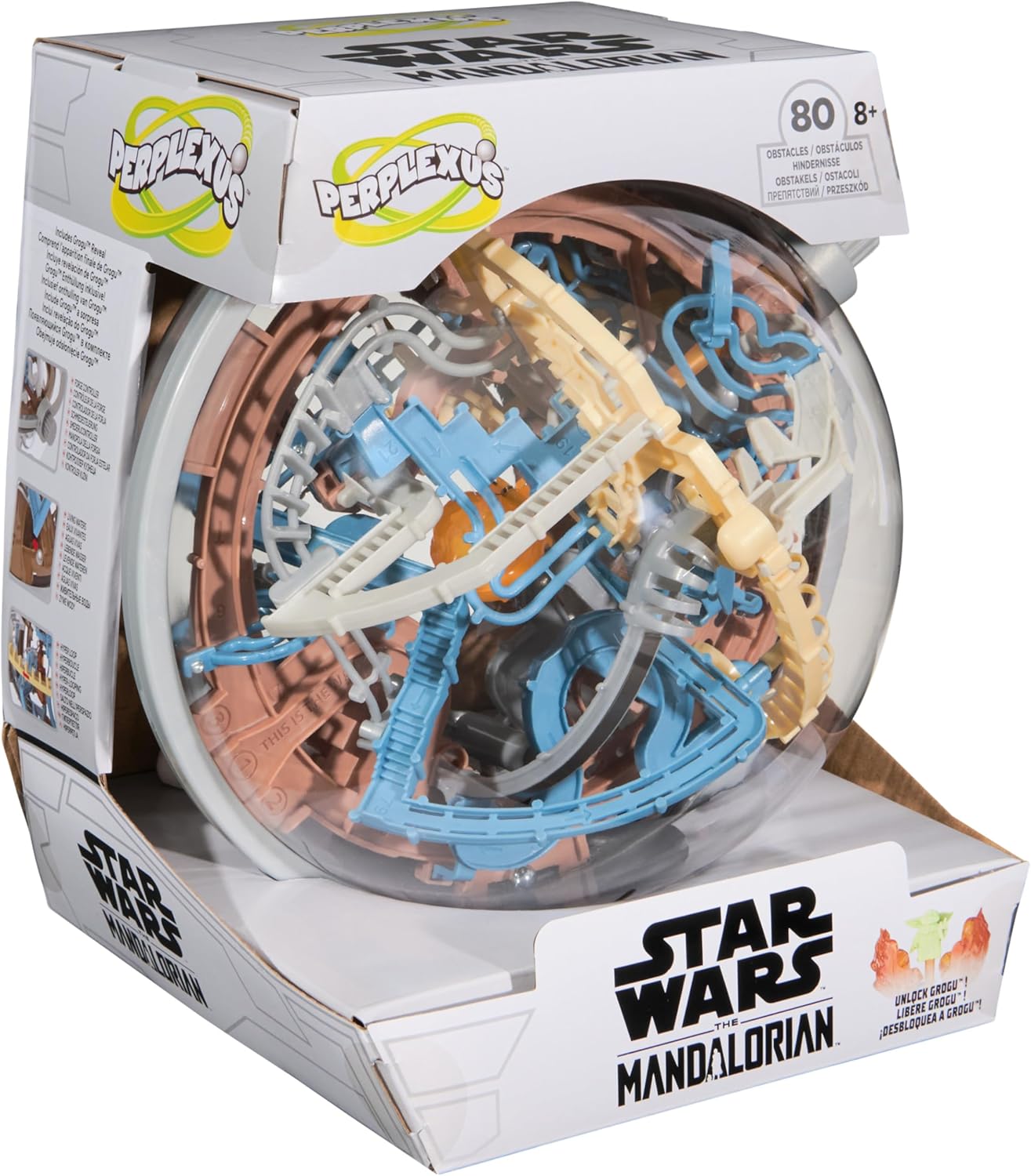 Spin Master Star Wars The Mandalorian Grogu (Baby Yoda) Bewegliche Spielfigur mit Zubehör