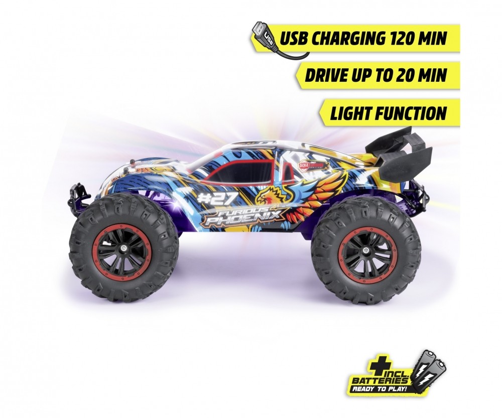 Dickie Toys RC Furious Phoenix. RTR 201108003 Maschine, Rad, Buggy, Fahrzeug, Auto