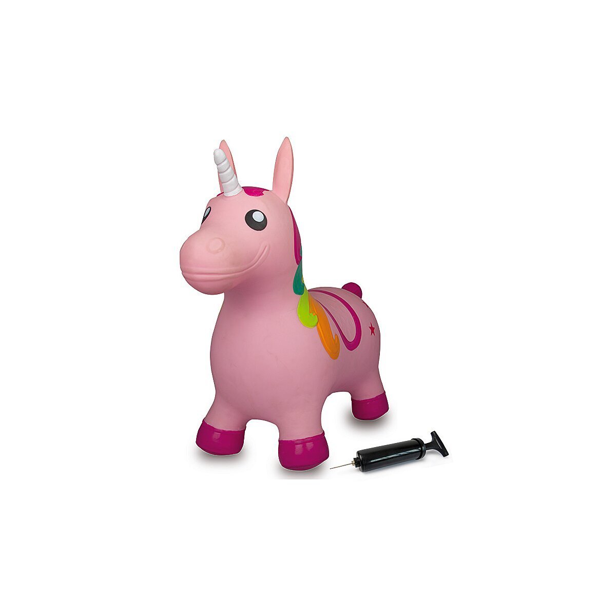 JAMARA Hüpftier Einhorn HoppyDoo bunt mit Pumpe ab 12 Monaten