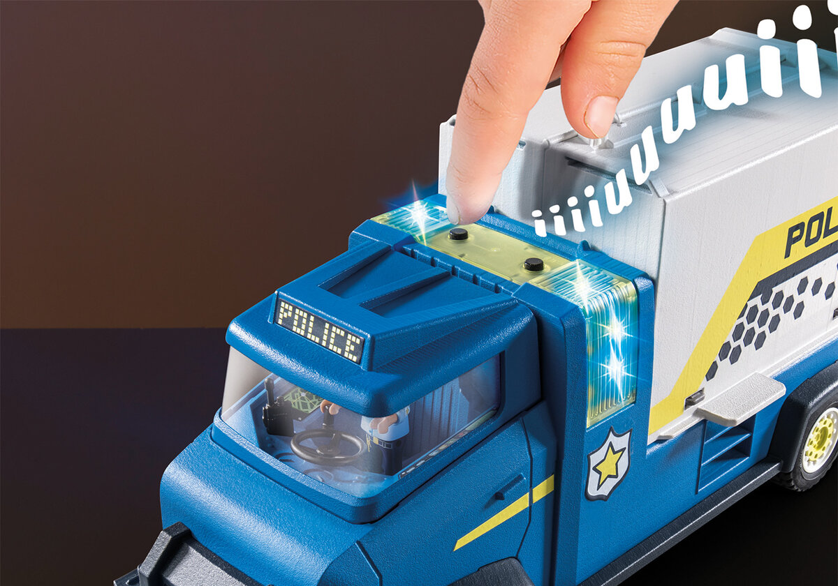 PLAYMOBIL 70912 DUCK ON CALL - Polizei Truck Maschine, Rad