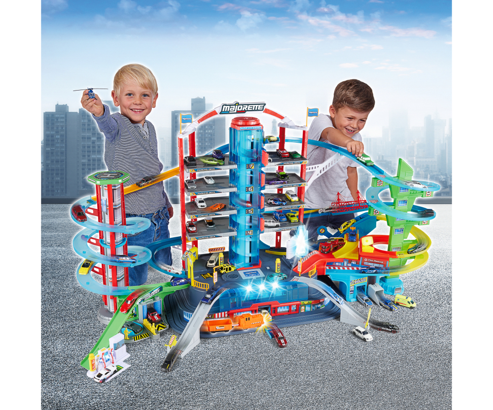 Majorette Super City Garage + 6 Vehicles Majorette Super City Garage + 6 Vehicles