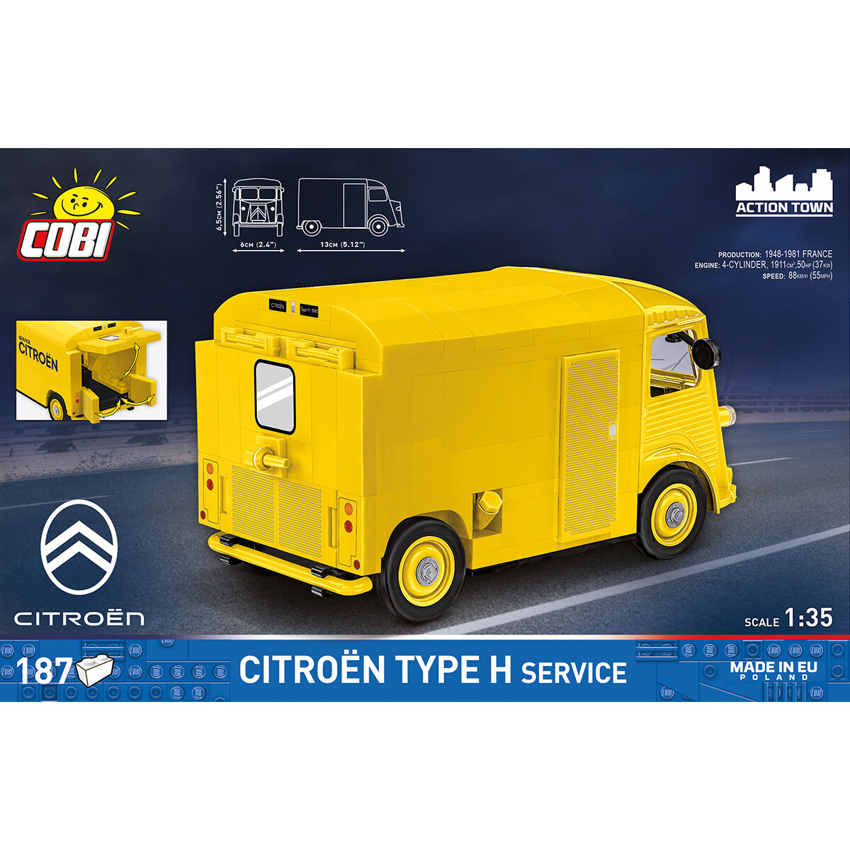 COBI 24632 - Citroen TYPE H Service Maßstabb 1:35) - Bild 4 COBI 24632 - Citroen TYPE H Service Maßstabb 1:35) - Bild 4