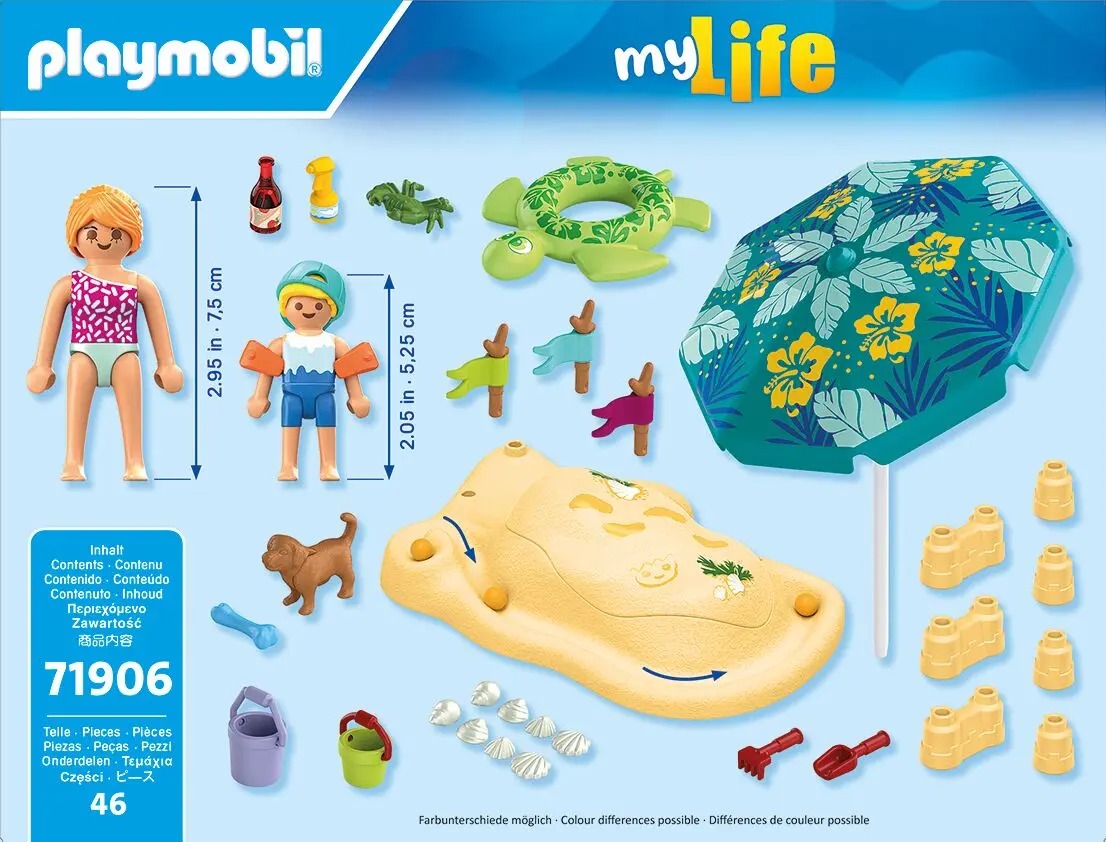PLAYMOBIL 71906 My Life: Familienspaß am Strand