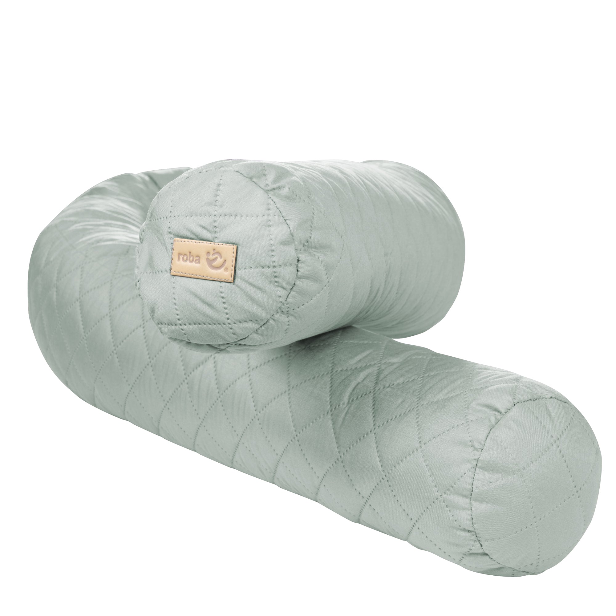 Roba 284100V241 Bettschlange roba Style Frosty green – Babynester - frosty green - Babynester - Produktbild 1