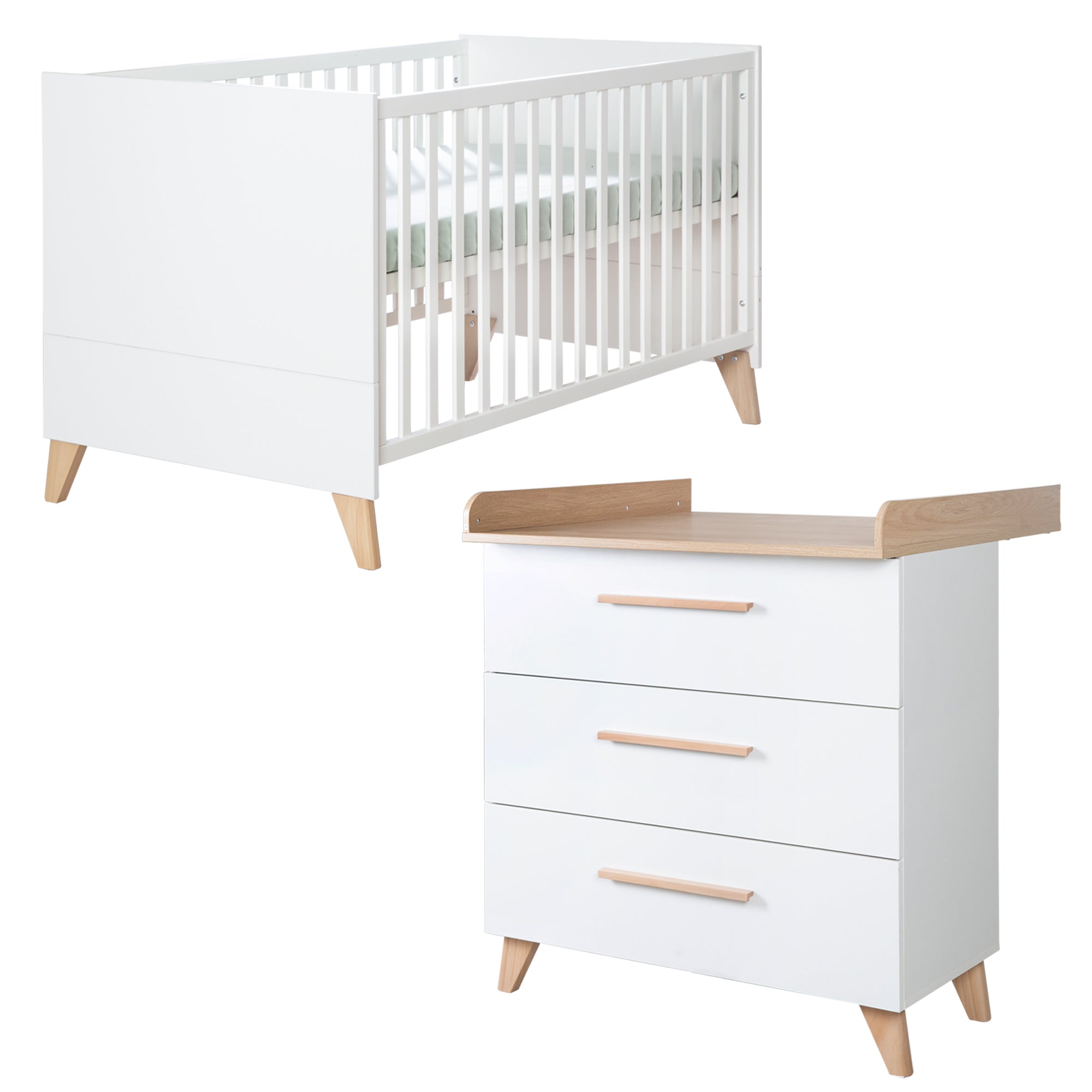 Roba 1015866 Kinderzimmerset Leon weiß – Kinderzimmer Set - Bild 2 Roba 1015866 Kinderzimmerset Leon weiß – Kinderzimmer Set - Produktbild 2
