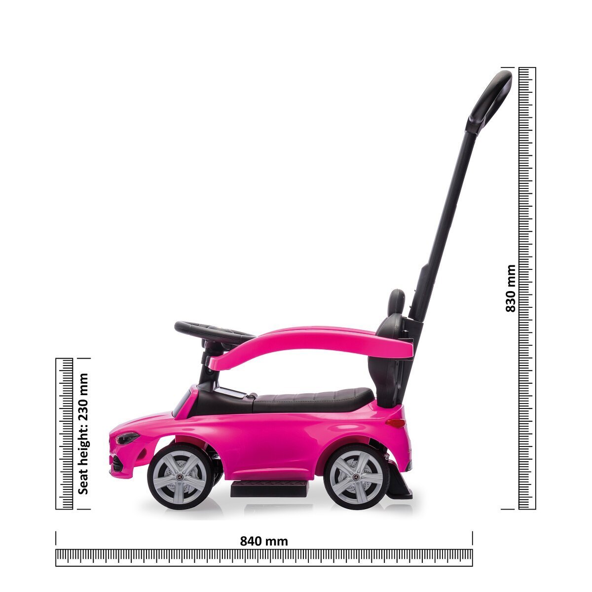 JAMARA Rutscher Mercedes-Benz C-Class pink 3in1 ab 12 Monaten