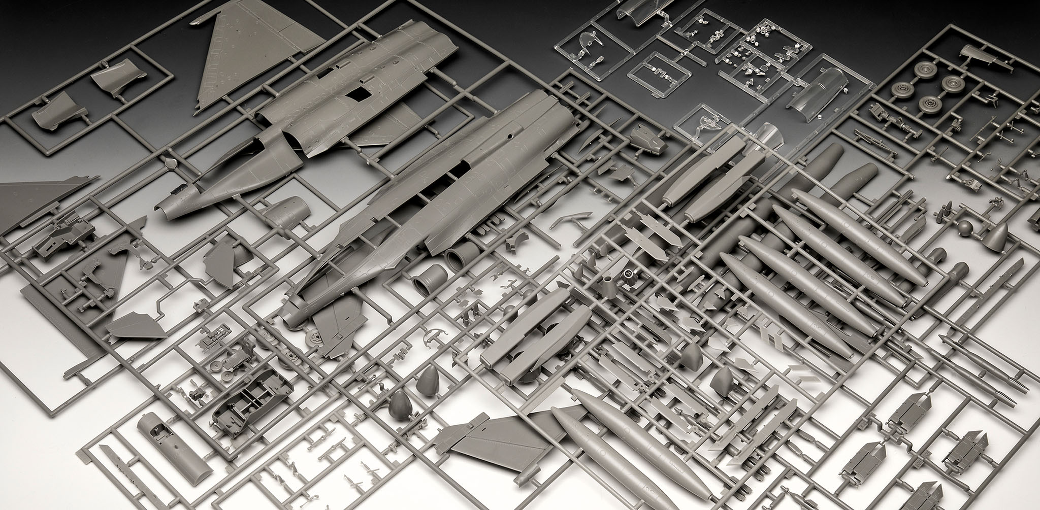 Revell 03901 Dassault Aviation Rafale C Modellbausatz CAD-Diagramm, Diagramm, Architektur, Gebäude