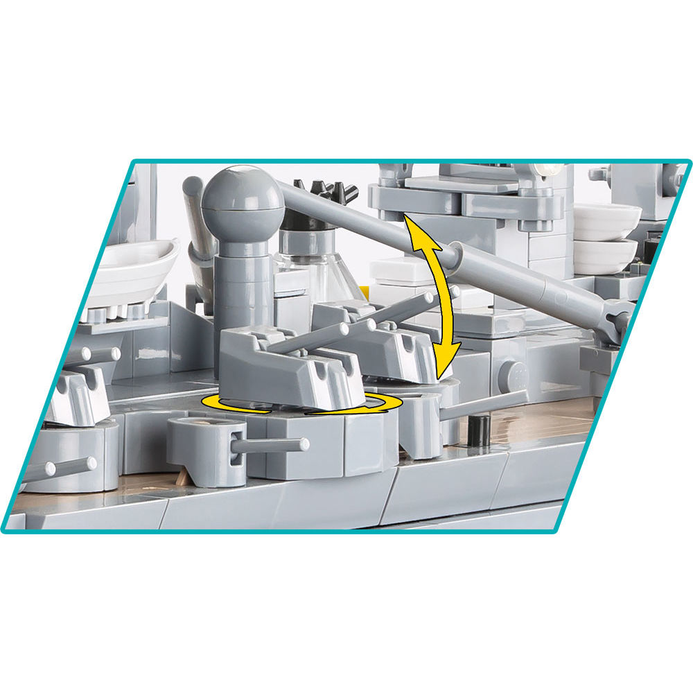 COBI 4835 - Battleship Gneisenau Maßstabb 1:300) - Bild 8