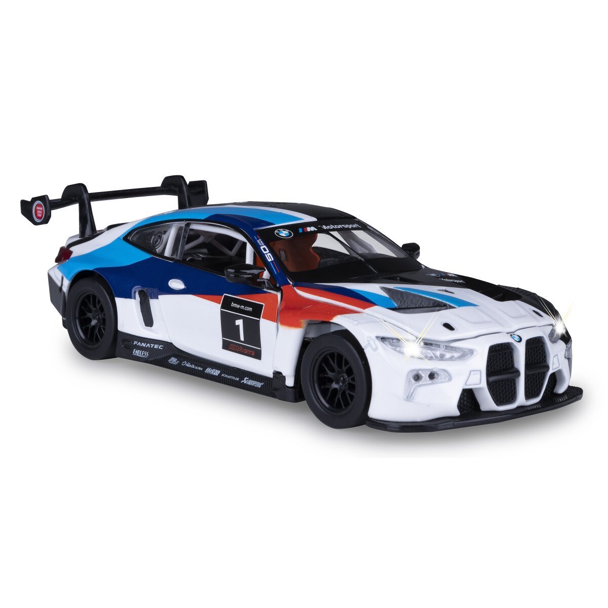 JAMARA BMW M4 GT3 Diecast 1:32 weiß inkl. Knopfzellen ab 3 Jahren JAMARA BMW M4 GT3 Diecast 1:32 weiß inkl. Knopfzellen ab 3 Jahren