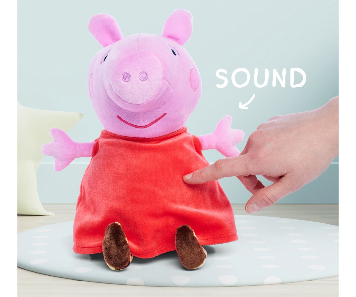 Peppa Pig Plüsch Peppa mit Sound, 25cm 109261009 Plüsch, Spielzeug