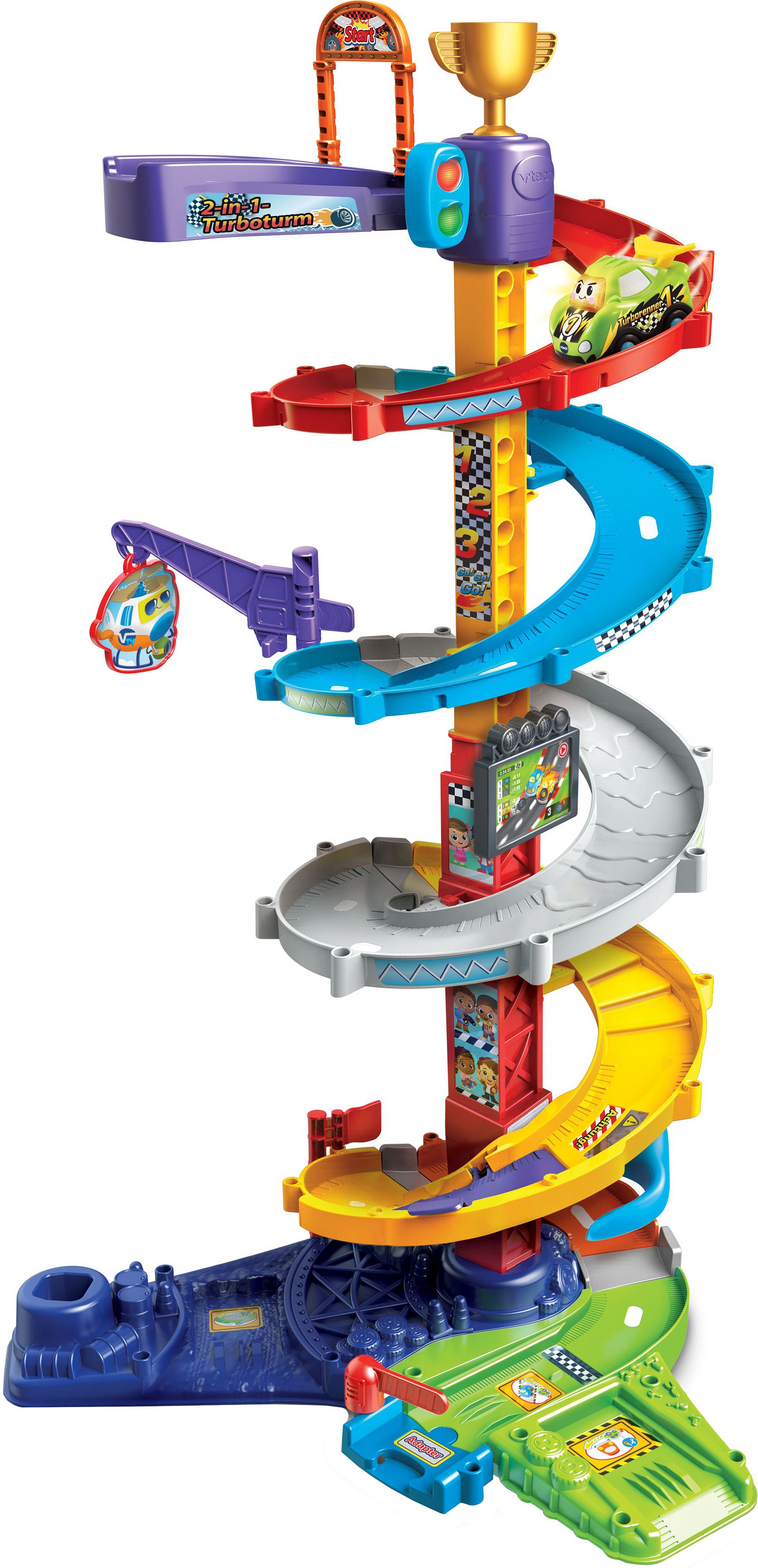 VTech Tut Tut Baby Flitzer 2-in-1-Turboturm Spielzeug
