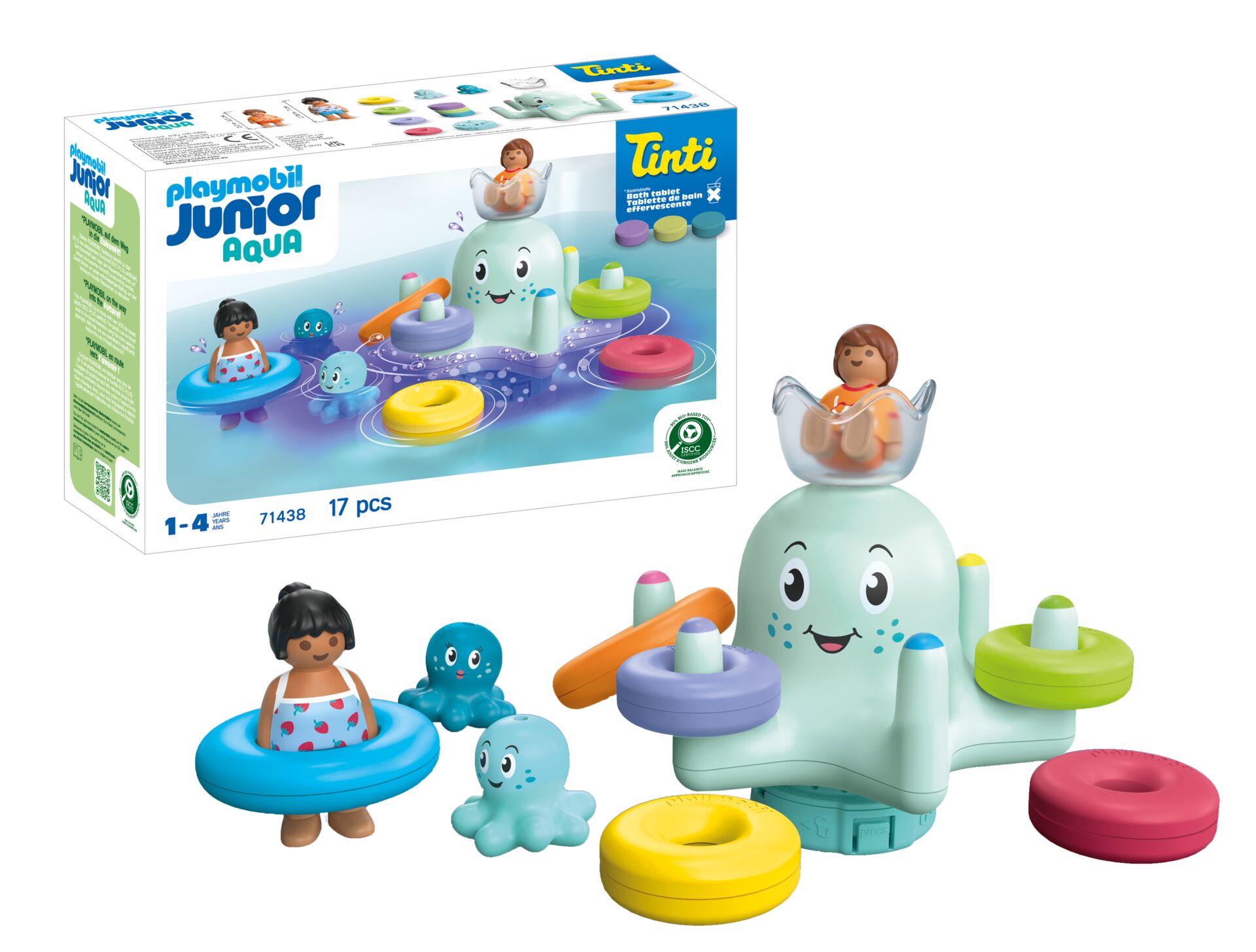 PLAYMOBIL 71438 Junior & Tinti: Bunter Tintenfisch