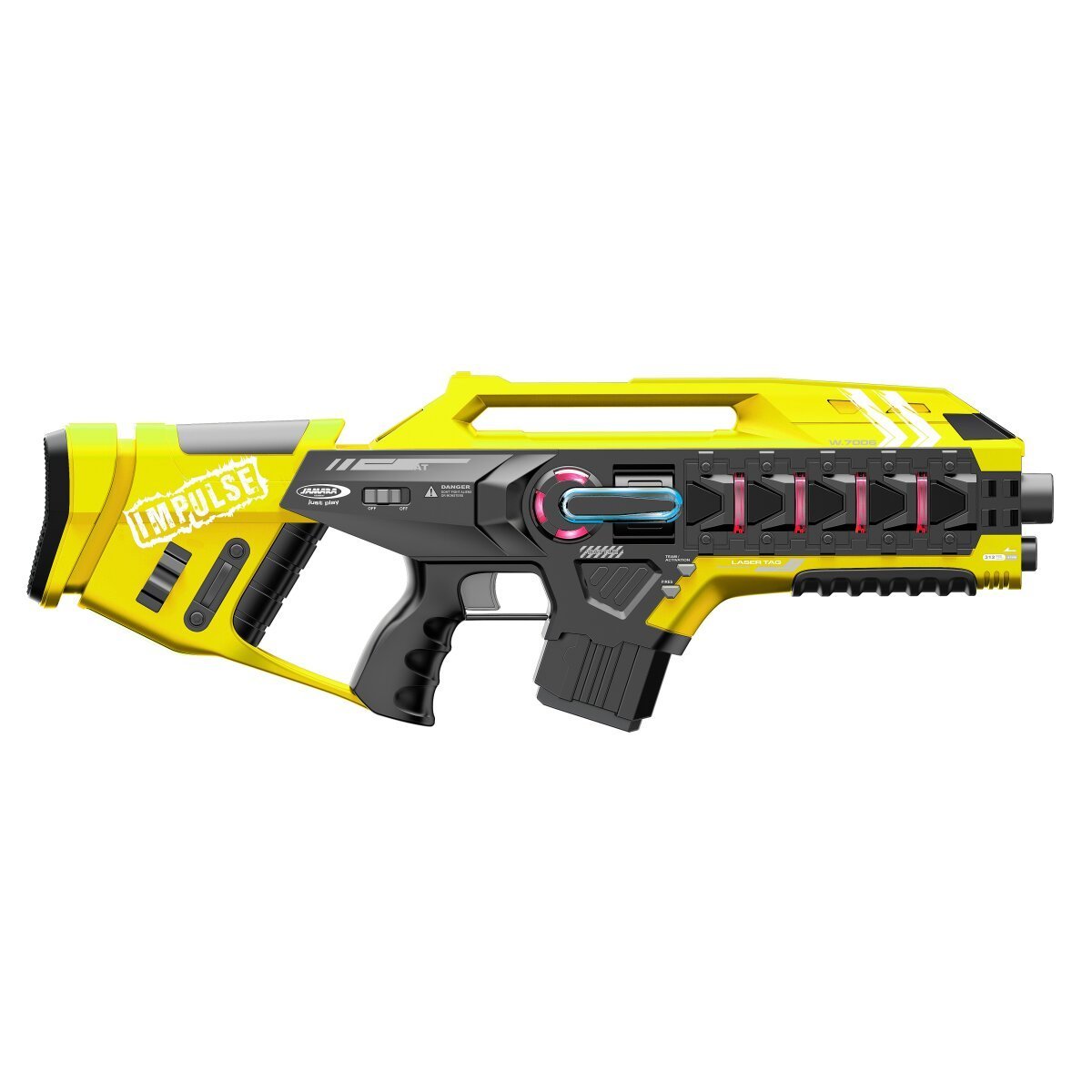 JAMARA Impulse Laser Gun Rifle Set gelb/rot ab 8 Jahren JAMARA Impulse Laser Gun Rifle Set gelb/rot ab 8 Jahren