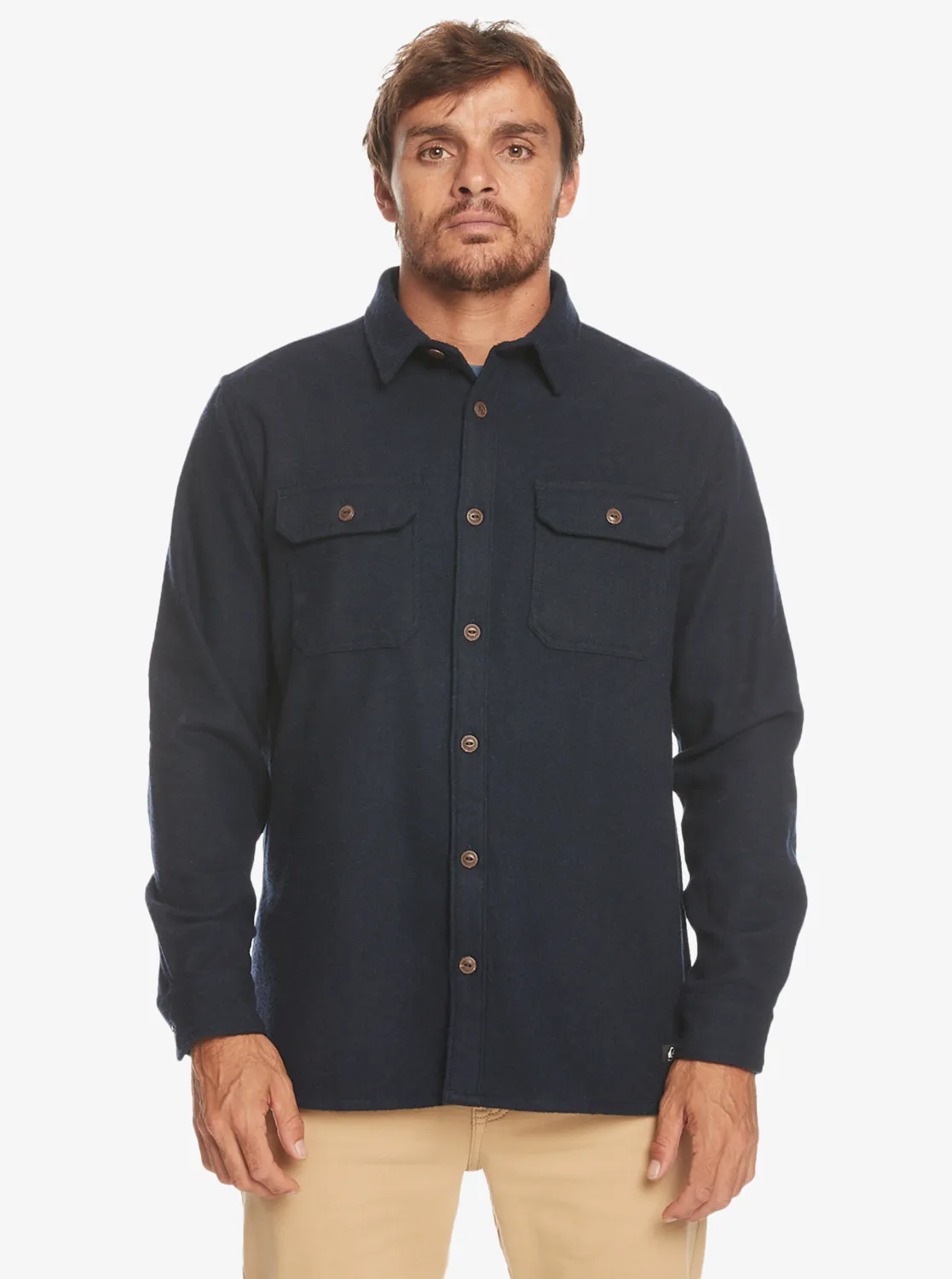Quiksilver, Salterhill, Langärmliges, Hemd, für, Männer, Schwarz