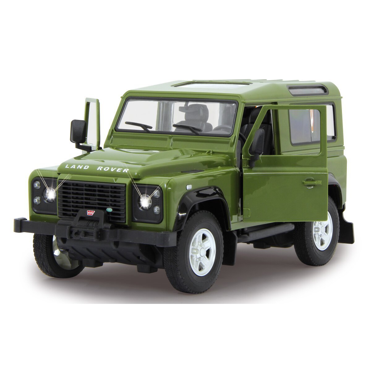 JAMARA Land Rover Defender 1:14 grün 2,4GHz Tür manuell ab 6 Jahren JAMARA Land Rover Defender 1:14 grün 2,4GHz Tür manuell ab 6 Jahren