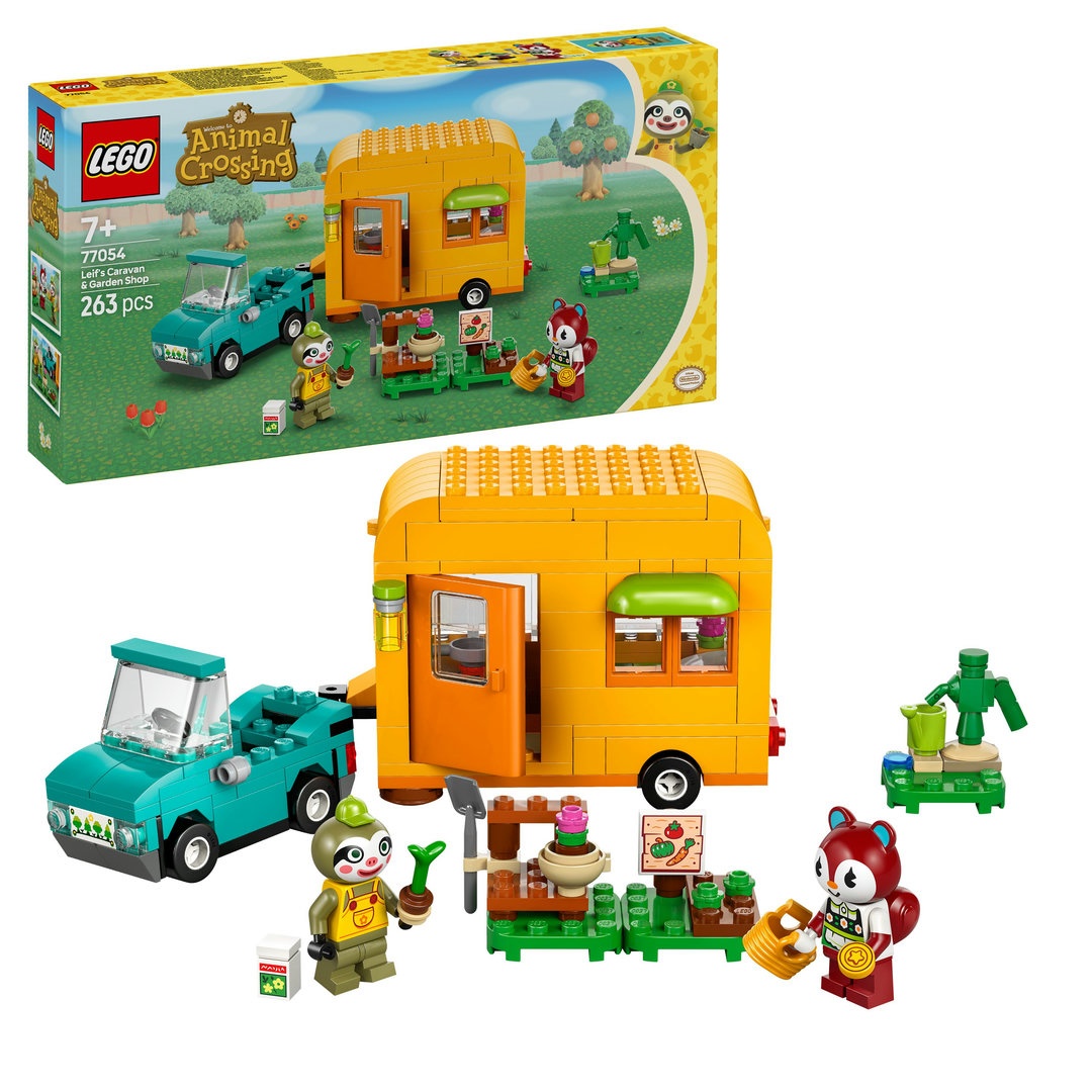 LEGO, Animal, Crossing, 77054, Gerds, Wohnwagen, Gärtnerei LEGO Animal Crossing 77054 Gerds Wohnwagen Gärtnerei