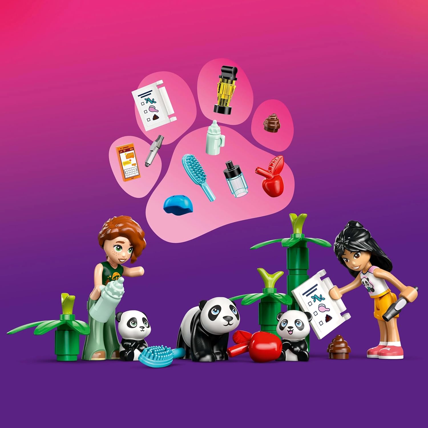 LEGO® Friends 42648 Panda Pflegestation Figur, Person