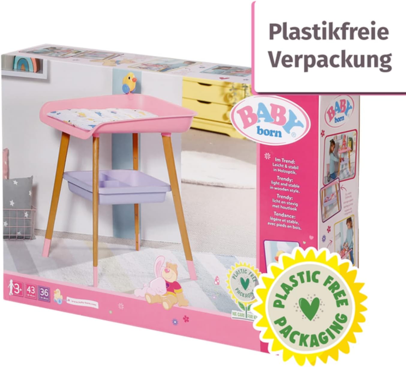 BABY born® Wickeltisch