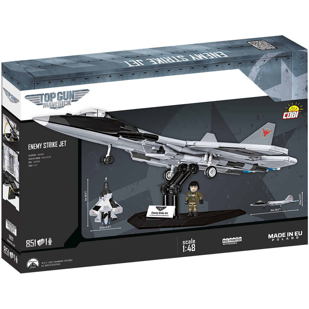 COBI 5921 - TOP GUN Maverick - ENEMY STRIKE JET - Bild 2 COBI 5921 - TOP GUN Maverick - ENEMY STRIKE JET - Bild 2