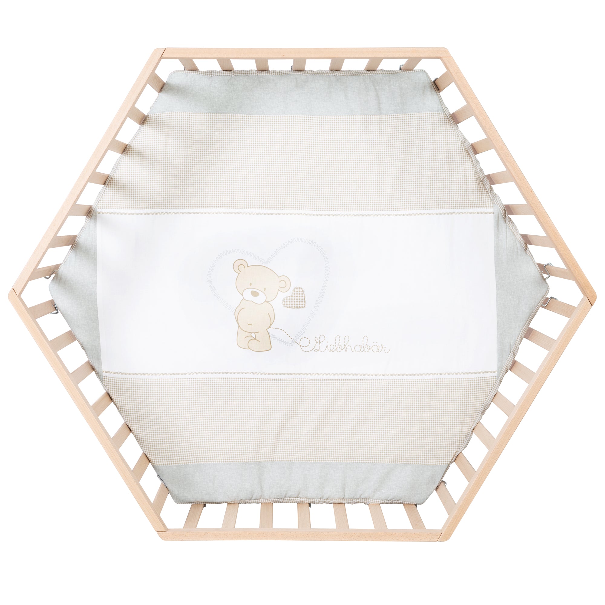 Roba 0232NAS105A Laufgitter 6-eckig Liebhabär natur lackiert - Produktbild 2