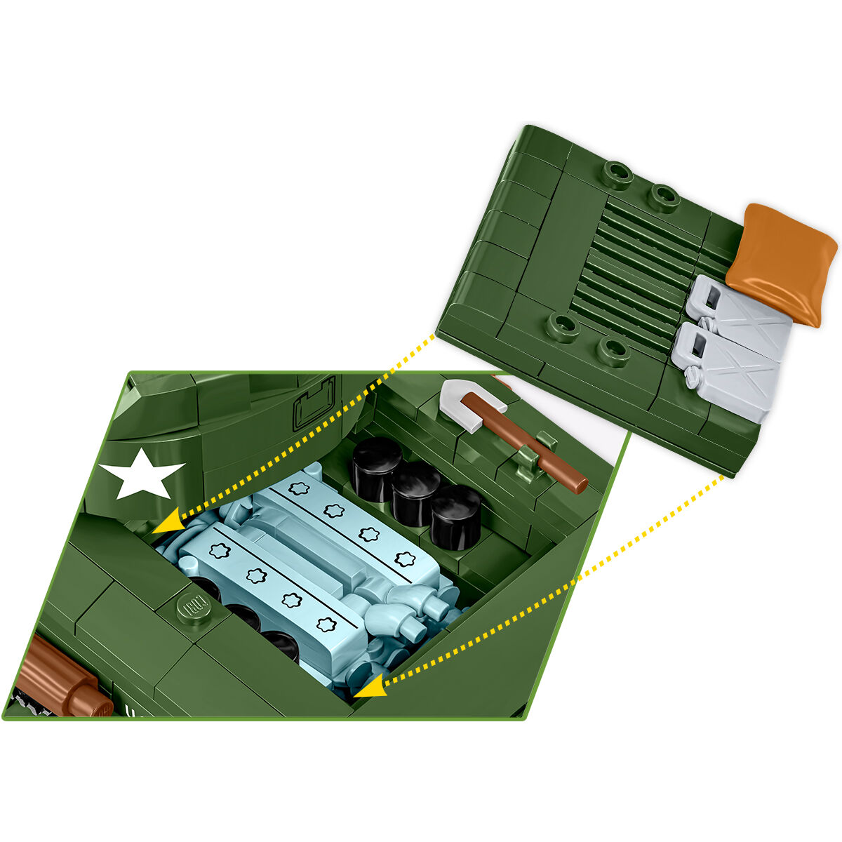 COBI 3118 - Sherman M4A2E8 (76) W - Bild 11 COBI 3118 - Sherman M4A2E8 (76) W - Bild 11