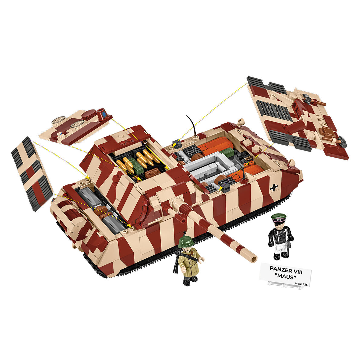 COBI 3138 - PANZER VIII MAUS Maßstabb 1:35) - Bild 6 COBI 3138 - PANZER VIII MAUS Maßstabb 1:35) - Bild 6