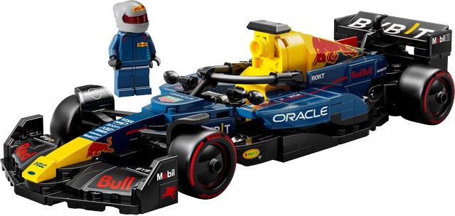 LEGO® Speed Champions 77243 Oracle Red Bull Racing RB20 F1 Rennauto Formel-Eins, Fahrzeug, Person, Bulldozer, Maschine