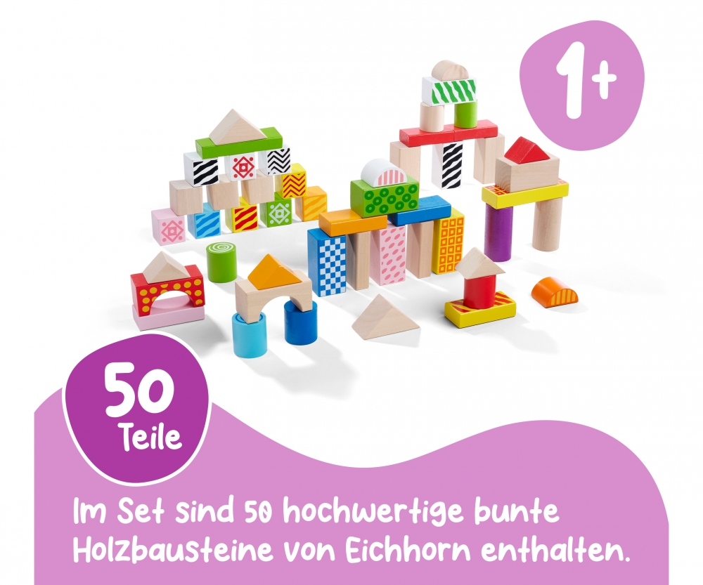 Eichhorn EH Color, Holzbausteine Eichhorn EH Color, Holzbausteine