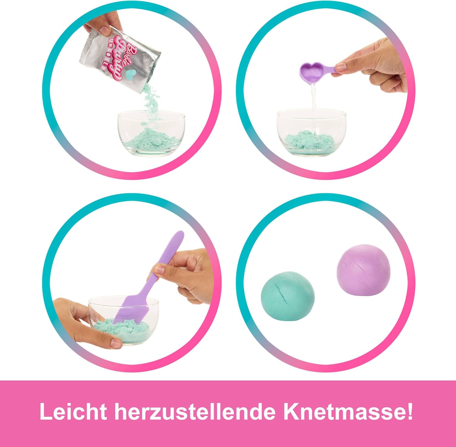 Barbie Party Unboxed Haustier Geburtstag Serie Blaues Kleid & Überraschungen JFG72 Besteck, Löffel