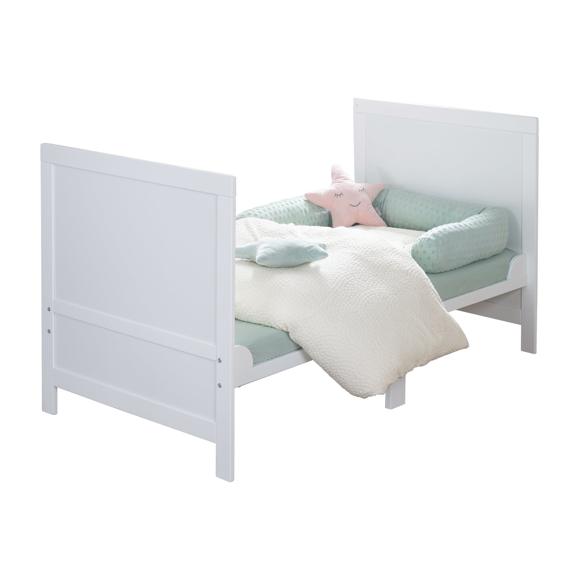 Roba 0194WEM Kombi-Kinderbett 70x140 cm + Matratze weiß – Komplettbettsets & Einzelbetten - Bild 8 Roba 0194WEM Kombi-Kinderbett 70x140 cm + Matratze weiß – Komplettbettsets & Einzelbetten - Produktbild 8