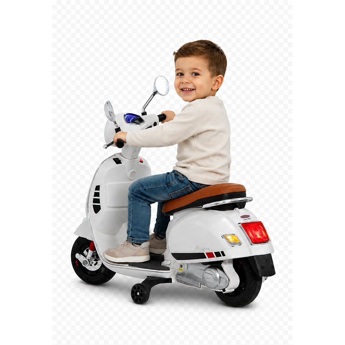 JAMARA Ride-on Vespa GTS 125 weiss Li-Power 12.6 ab 3 Jahren