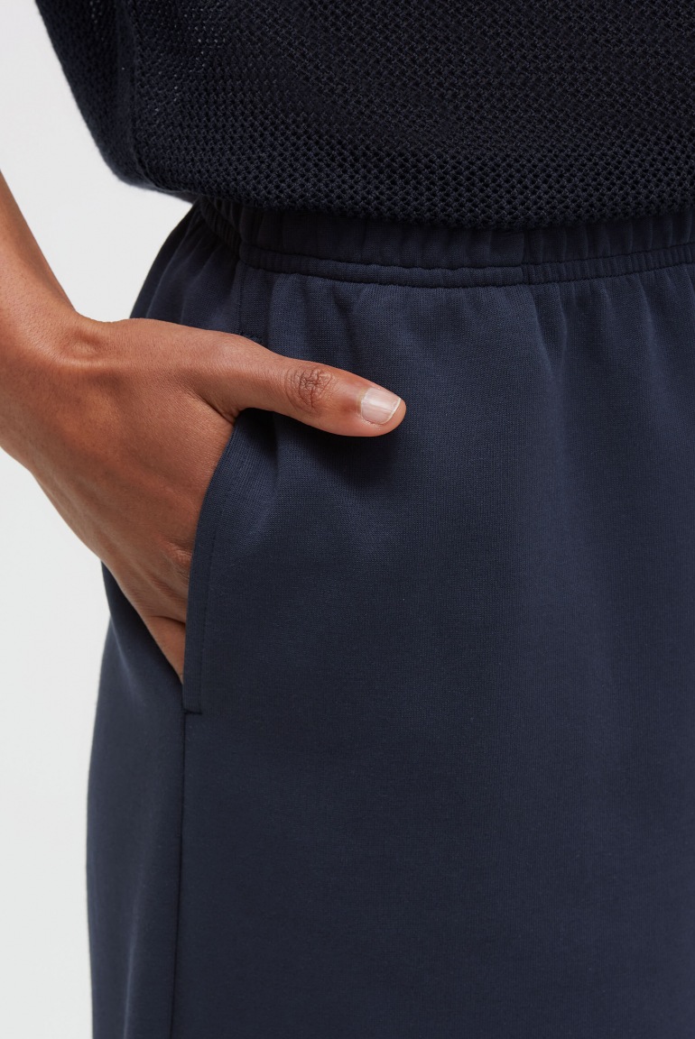 SENSES Sweatshorts PAL:MAS aus Interlock night navy