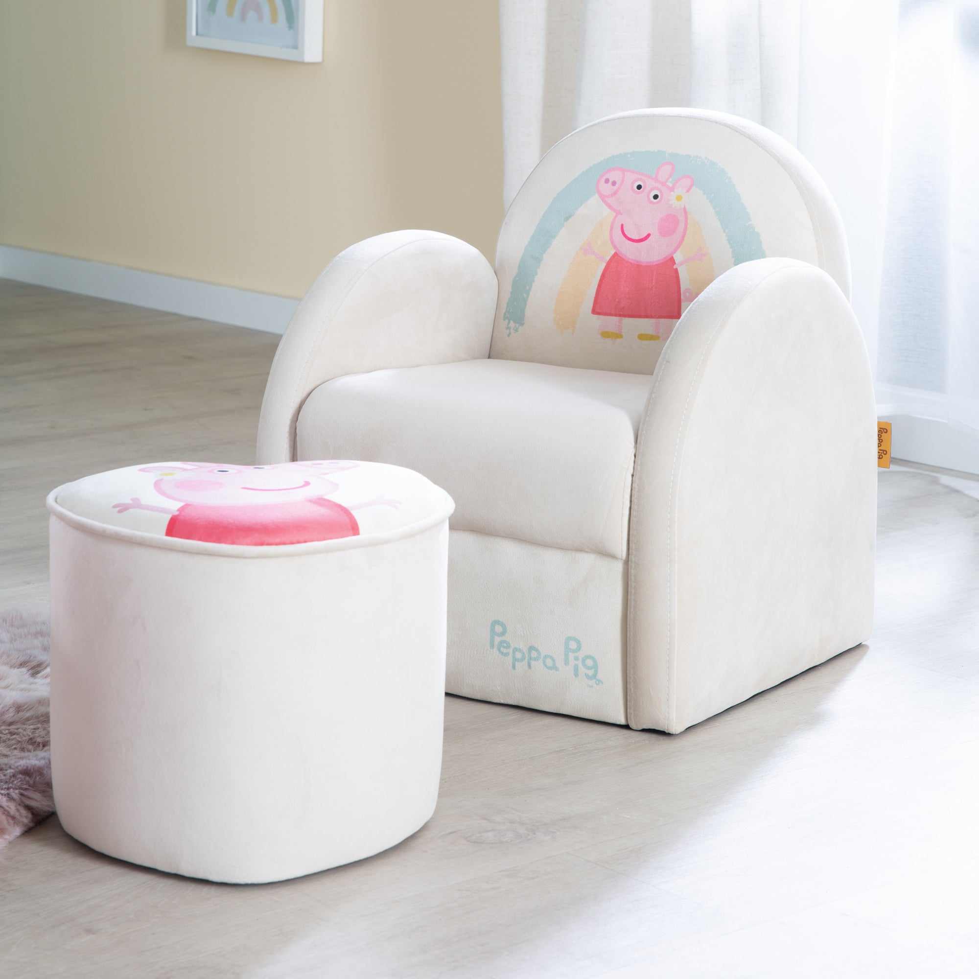 Roba 450122PP1 Kindersessel Peppa Pig beige – Spielmöbel - Bild 2 Roba 450122PP1 Kindersessel Peppa Pig beige – Spielmöbel - Produktbild 2